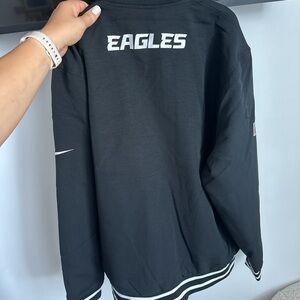 NFL eagles bomber/rain whool jacket
